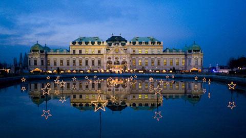 Weihnachtsdorf Schloss Belvedere