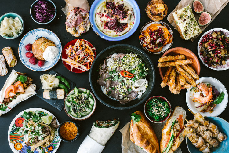 Streetfood Festival im Außenbereich der Wiener Stadthalle