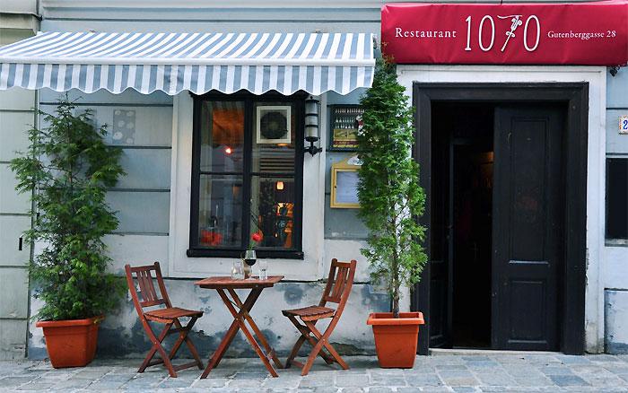 our secret insider tip for a special menu: 1070 restaurant